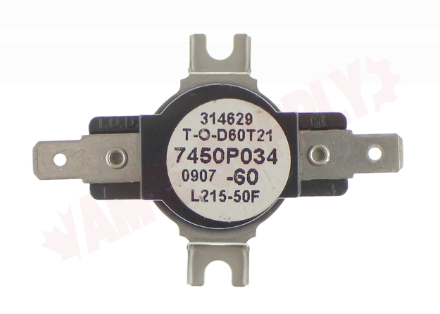 Photo 10 of WP7450P034-60 : Whirlpool WP7450P034-60 Range Oven Limit Thermostat