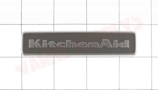 Photo 4 of WPW10243391 : Whirlpool WPW10243391 Kitchenaid Refrigerator Door Nameplate, Stainless Steel