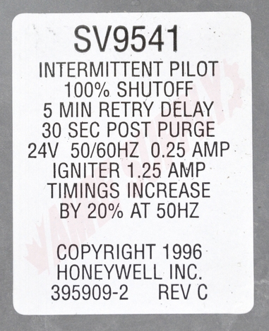 Photo 17 of SV9541Q2561 : Resideo Honeywell SmartValve Gas Valve, Natural Gas/LP, Standard Two-Stage Open, 1/2 x 1/2, for Intermittent Hot Surface Ignition Systems