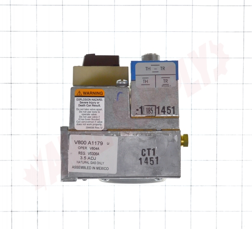 Photo 22 of V800A1179 : Resideo Honeywell Standing Pilot Gas Valve, 3/4 x 3/4, 24VAC, Standard Opening, Single Stage, 3.5 WC