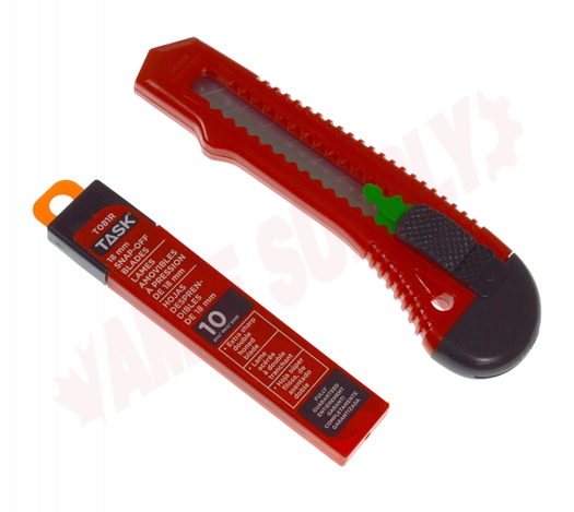 Photo 1 of T85 : Task Tools 18mm Auto Lock Knife, With 10/Pack Blades