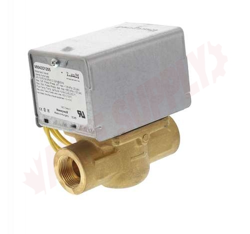 Photo 8 of V8043D1205 : Honeywell V8043D1205 Home 1/2 Flare, 2-Way, 3.5 Cv, 125 PSI, Less Adapters, Normally Open Zone Valve