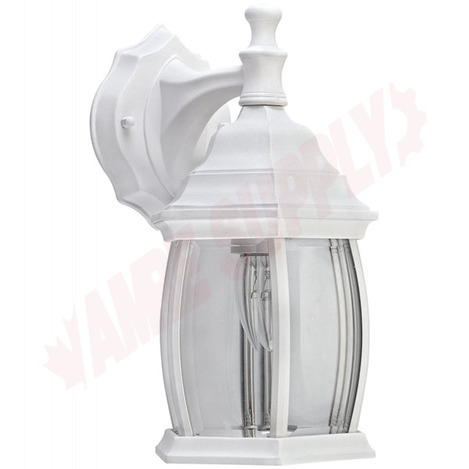 Photo 1 of IOL1211 : Canarm Outdoor Lantern, White, Clear Bevelled Glass, 1x100W
