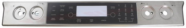 Photo 2 of WPW10206089 : Whirlpool WPW10206089 Range Control Panel, Stainless