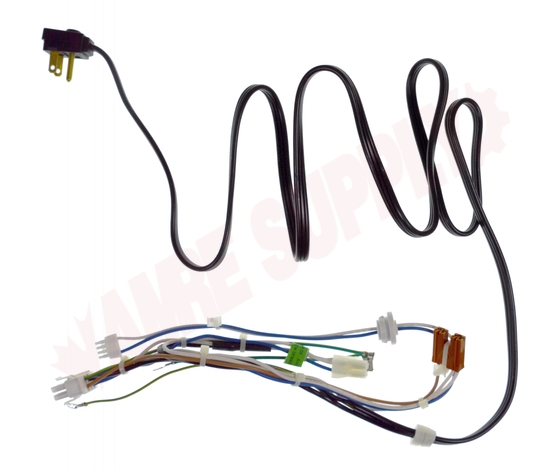 Photo 1 of WPW10234024 : Whirlpool WPW10234024 Refrigerator Power Cord & Wire Harness