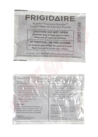 Photo 6 of 5304501608 : Frigidaire PureAir Freshness Booster Refill, 2/Pack