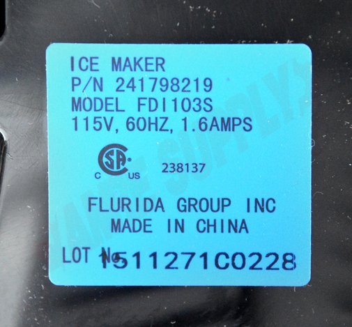Photo 14 of 5303918493 : Frigidaire 5303918493 Refrigerator Ice Maker Assembly