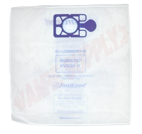 Photo 3 of NVM2B : Numatic Cleaner Bags, 10/Pack