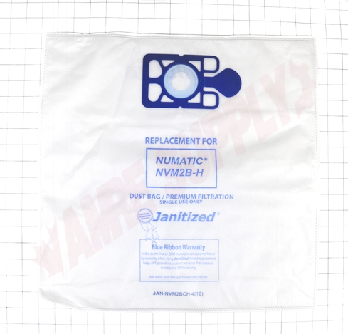 Photo 5 of NVM2B : Numatic Cleaner Bags, 10/Pack