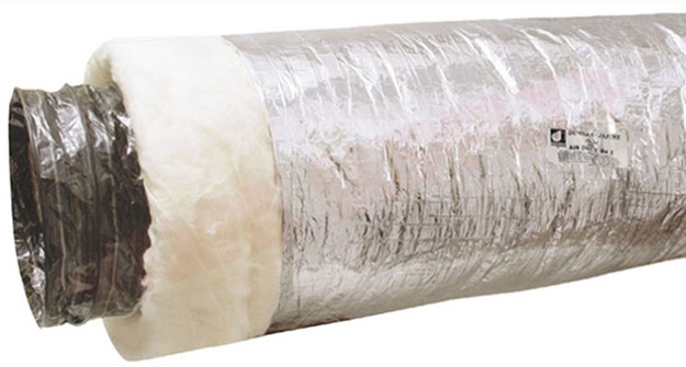 Photo 1 of SPC1025 : Dundas Jafine Flexible Insulated Duct 10 x 25' R4.2 Silver Jacket