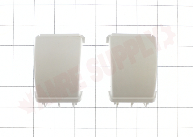 Photo 6 of 5303918004 : Frigidaire Refrigerator Door Shelf End Cap Set, White, 2 Pieces
