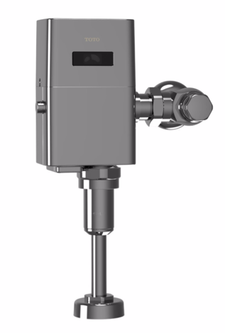 Photo 1 of TEU1GA-12 : Toto EcoPower Sensor Urinal Flush Valve, 3/4 Top Spud, 3.8 LPF/1 GPF