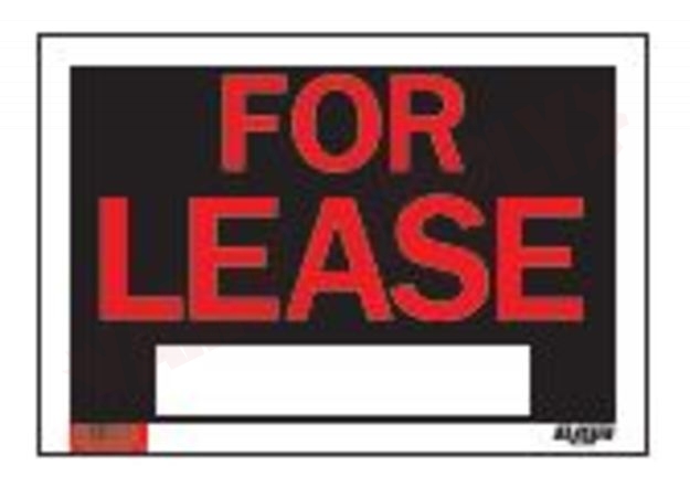 Photo 1 of 1170546 : Klassen For Lease Sign, High-Impact, 8 x 12