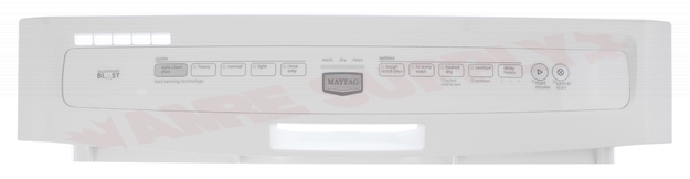 Photo 2 of W10811153 : Whirlpool W10811153 Dishwasher Control Panel, White