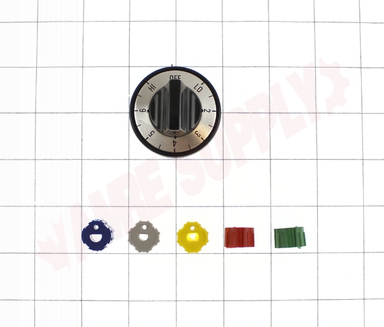 Photo 13 of RK100 : Universal Range Burner Control Knob Kit, Black, 4 Pieces