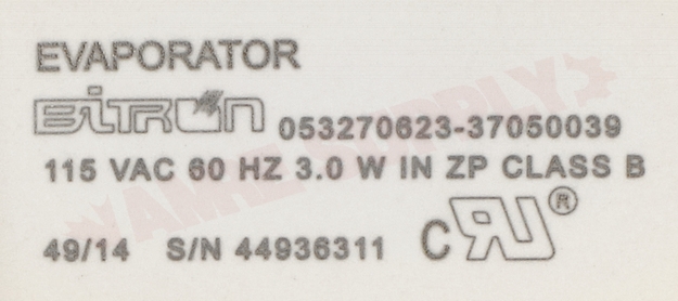Photo 13 of SM10141 : Supco SM10141 Refrigerator Evaporator Fan Motor, Equivalent To WR60X10141