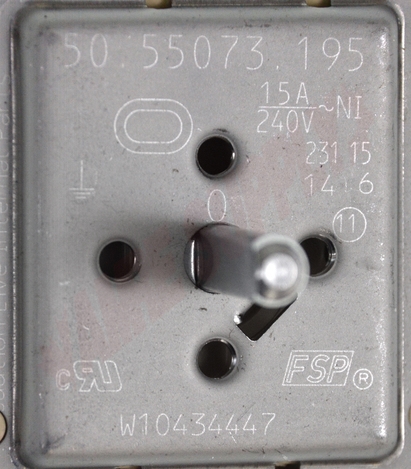 Photo 13 of WPW10434447 : Whirlpool Range Surface Element Switch
