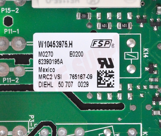 Photo 12 of WPW10453975 : Whirlpool WPW10453975 Range Electronic Control Board