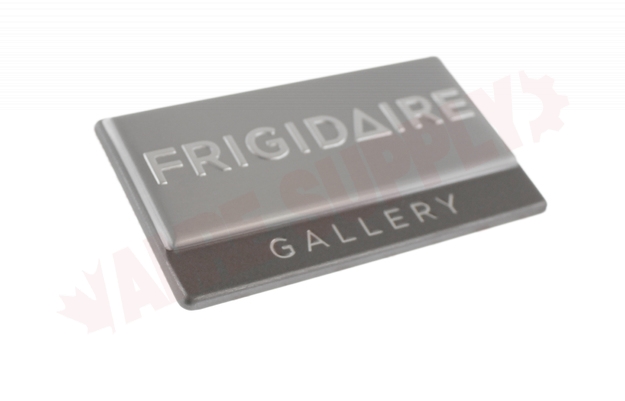 Photo 1 of 242015201 : Frigidaire 242015201 Gallery Refrigerator Door Nameplate, Stainless Steel