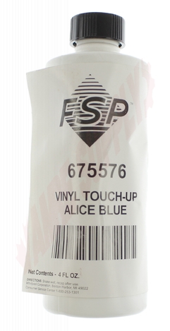 Photo 1 of W10840471 : Whirlpool W10840471 Dishwasher Dishrack Vinyl Touch-Up Paint, Alice Blue