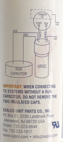Photo 11 of URSC20 : Supco URSC20 Refrigerator Power Start Relay