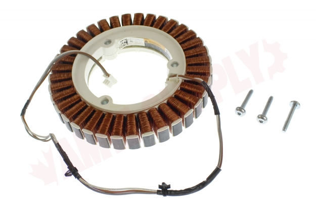 Photo 9 of W10365754 : Whirlpool Front Load Washer Motor Stator Assembly