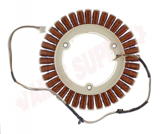 Photo 10 of W10365754 : Whirlpool Front Load Washer Motor Stator Assembly