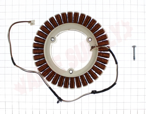 Photo 16 of W10365754 : Whirlpool Front Load Washer Motor Stator Assembly