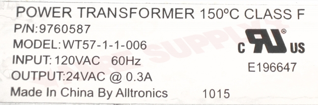 Photo 12 of WP9760587 : Whirlpool Range Wall Oven Transformer, 120 VAC, 60HZ