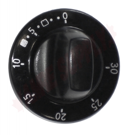 Photo 1 of WP8212114 : WHIRLPOOL TOASTER OVEN TIMER KNOB, BLACK