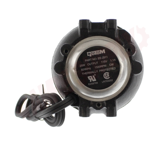 Photo 10 of EE-2511 : Rotom Condenser Fan Motor, Unit Bearing, 25W, 3.5 Dia, 1500RPM, 115V, GE Replacement