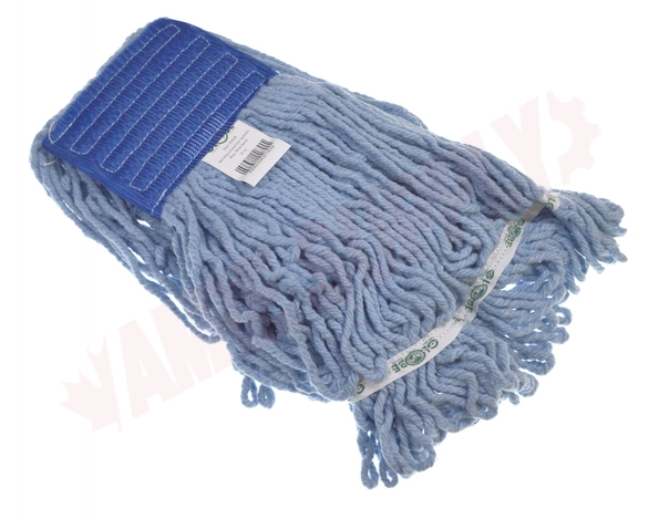 Photo 1 of 3050B : Globe Looped End Wide Band Synthetic Wet Mop Head, 16oz, Blue