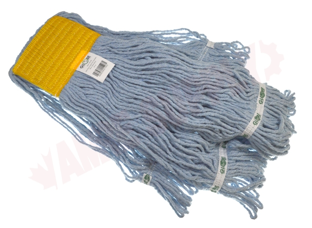 Photo 1 of 3052B : Globe Looped End Wide Band Synthetic Wet Mop Head, 24oz, Blue