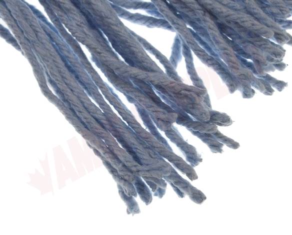 Photo 3 of 3099 : Globe Cut End Narrow Band Synthetic Wet Mop Head, 32oz, Blue