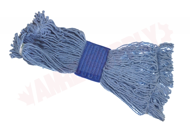Photo 2 of 3050B : Globe Looped End Wide Band Synthetic Wet Mop Head, 16oz, Blue