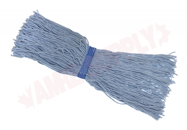 Photo 2 of 3096 : Globe Cut End Narrow Band Synthetic Wet Mop Head, 16oz, Blue