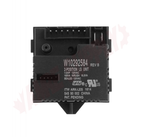 Photo 9 of WPW10292584 : Whirlpool WPW10292584 Washer Load Sensing Switch