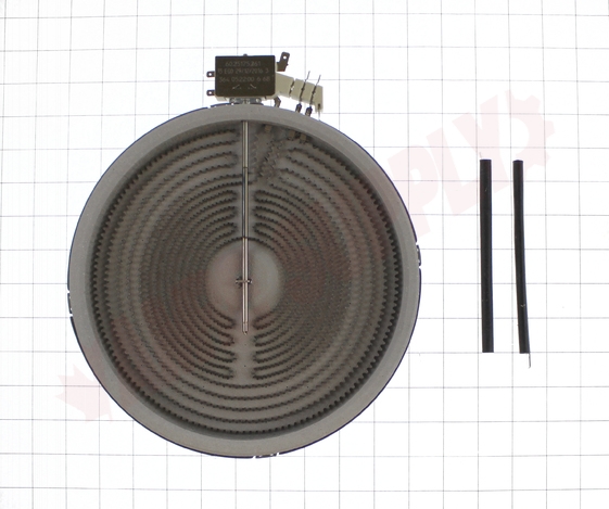 Photo 8 of W10823692 : Whirlpool Range Dual Radiant Surface Element, 1200/2500W