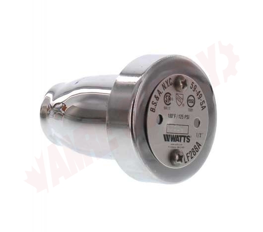 Photo 6 of 0792052 : Watts 1/2 Vacuum Breaker, Chrome, Lead-Free, Hot or Cold Water, LF288AC-1/2