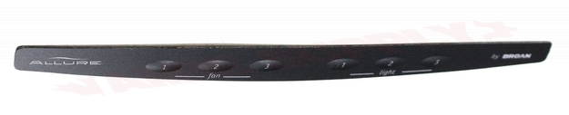 Photo 1 of R627503 : Broan Nutone Range Hood Name Plate, QS2, Black