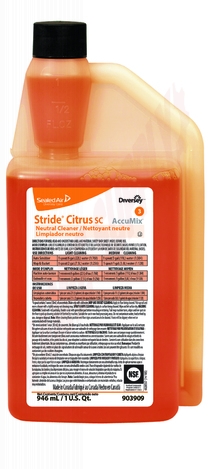 Photo 1 of 903909 : Sealed Air Stride Neutral Cleaner, Citrus, 946mL