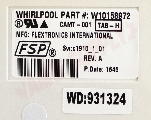 Photo 12 of WPW10158972 : Whirlpool WPW10158972 Range Relay Control Board