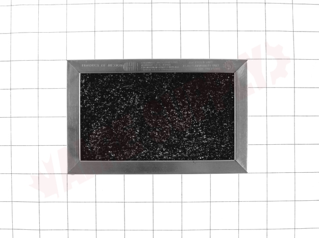 Photo 5 of WG02F05237 : GE WG02F05237 Microwave Range Hood Charcoal Odour Filter, 3-15/16 x 6-3/16 x 5/16