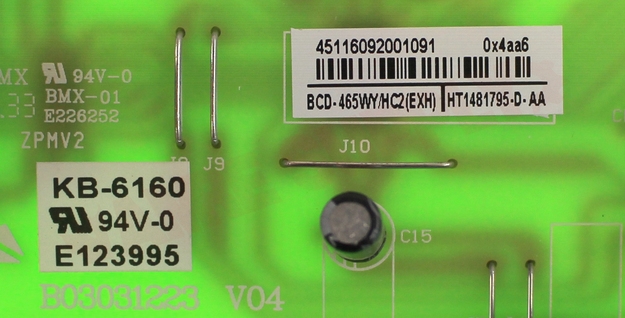 Photo 6 of WG03F04878 : GE Refrigerator Main Control Board