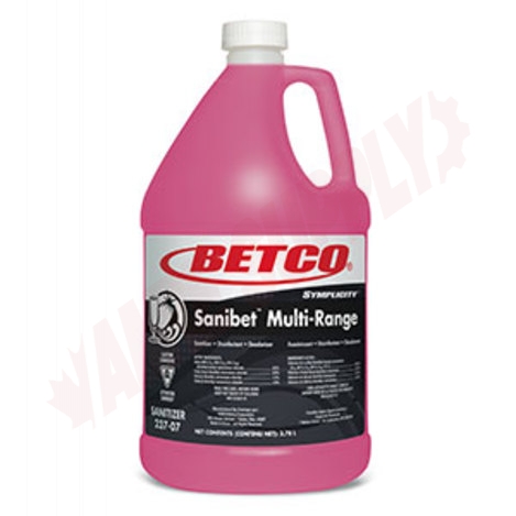 Photo 1 of 2370407 : Betco Symplicity Sanibet Multi-Range Sanitizer, 3.8L