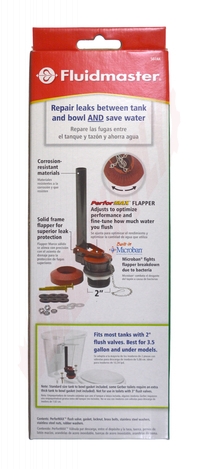 Photo 9 of 507AK : Fluidmaster Universal Complete Toilet Flush Valve Kit