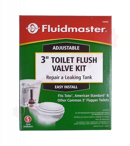 Photo 13 of 540AKRP5 : Fluidmaster Universal Complete 3 Toilet Tank Flush Valve & Flapper Repair Kit