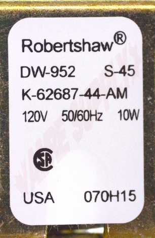 Photo 12 of DW-952 : Robertshaw DW-952 Universal Dishwasher Water Inlet Valve