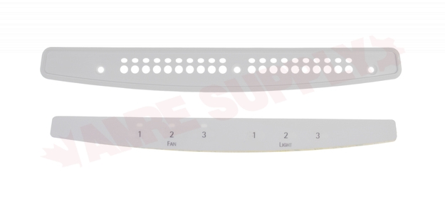 Photo 2 of R169005 : Broan Nutone Allure II Range Hood Control Panel, White