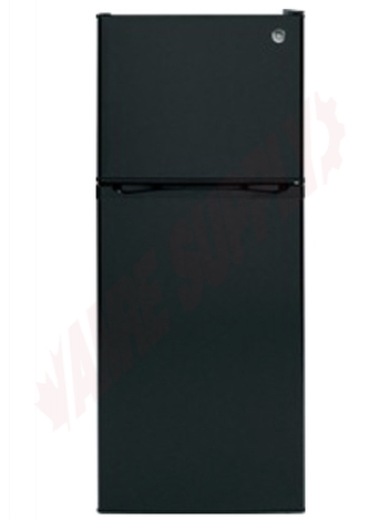 Photo 1 of GPE12FGKBB : GE 11.55 cu. ft. Top Freezer Refrigerator, Black